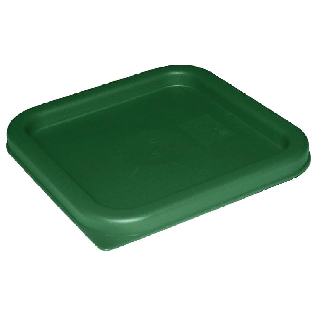 Vogue Green Square Lid Small