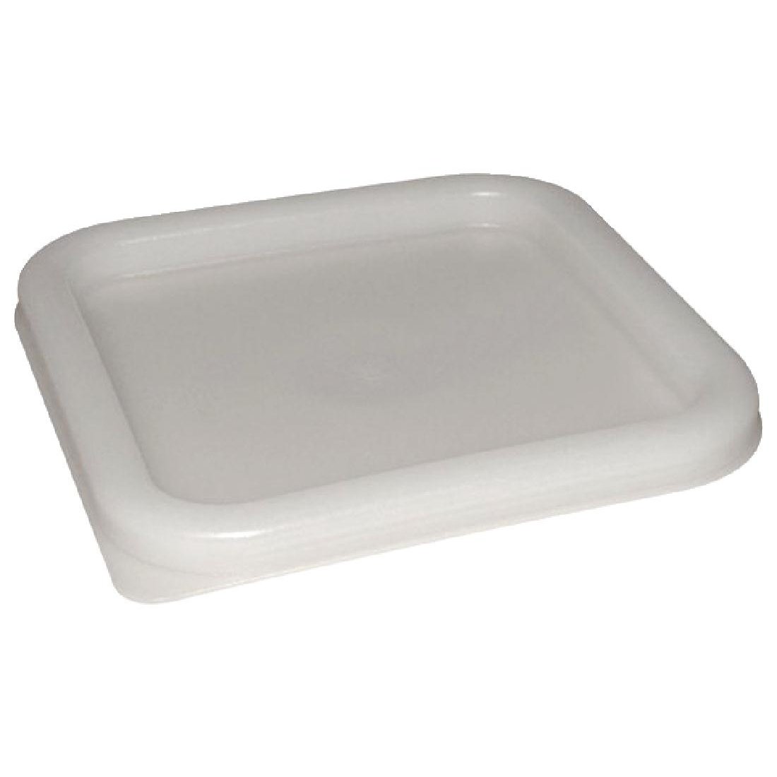 Vogue White Square Lid Small