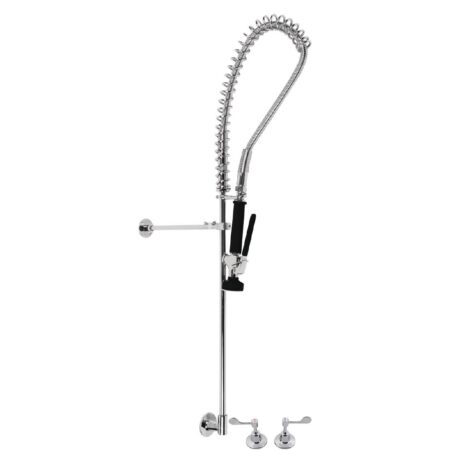 3monkeez Concealed Mount Pre-Rinse Tap Black