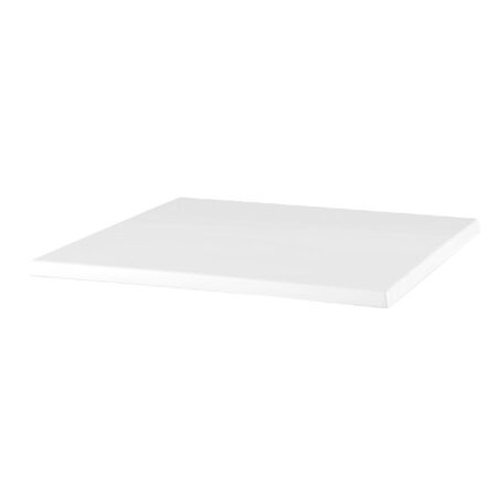 Werzalit Square Table Top White 600mm