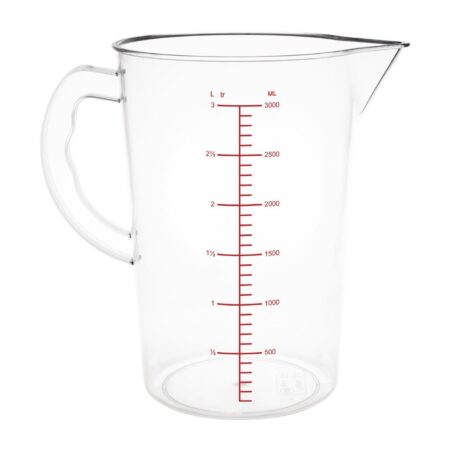 Vogue Polycarbonate Measuring Jug 3Ltr