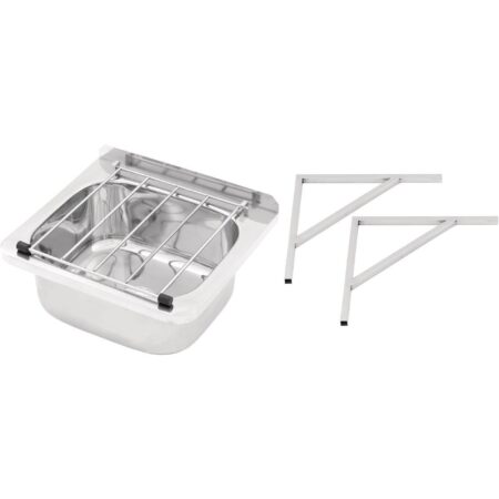 Cleaners Sink with Grate  Brackets 31.2 Ltr