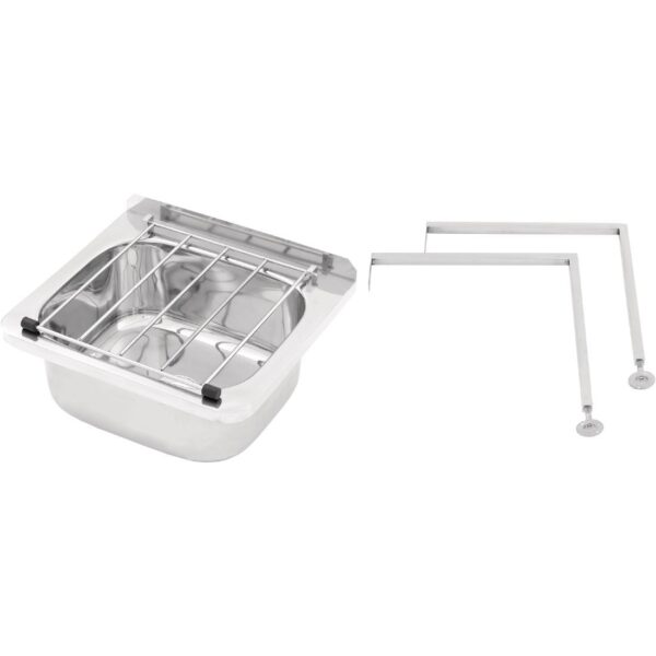 Cleaners Sink with Grate  Legs 31.2 Ltr