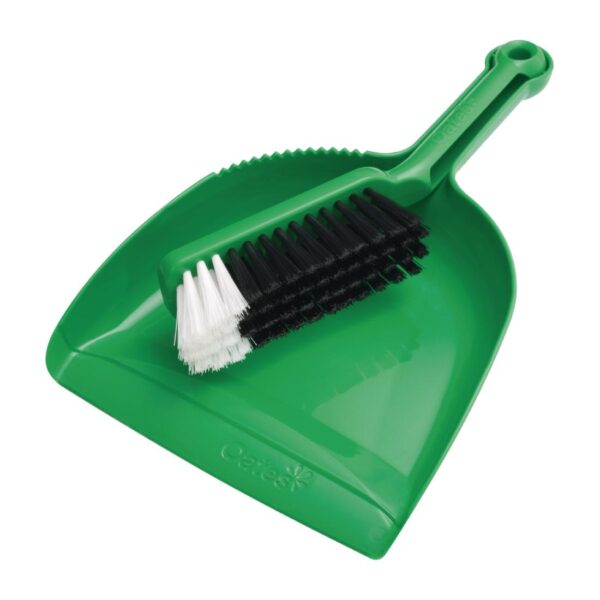 Oates Dustpan  Bannister Set Green