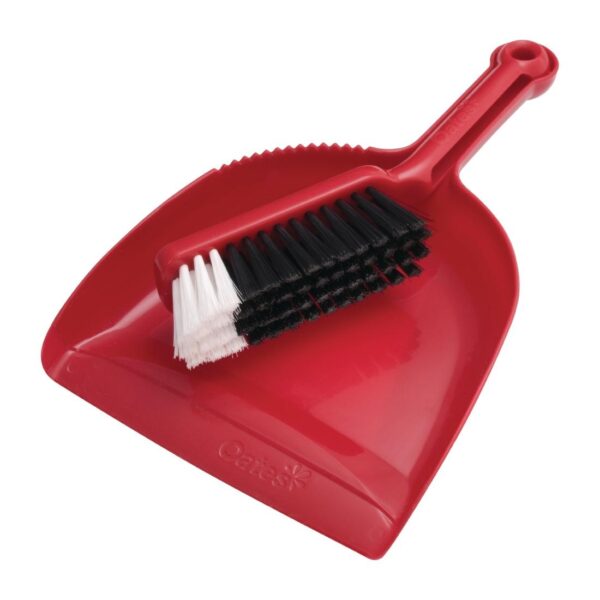 Oates Dustpan  Bannister Set Red