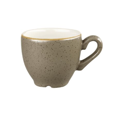 Churchill Stonecast Peppercorn Grey Espresso Cup 100ml (Box 12