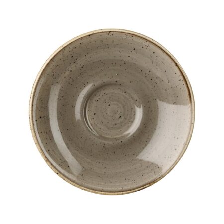 Churchill Stonecast Peppercorn Grey Espresso Saucer 118mm (Box 12