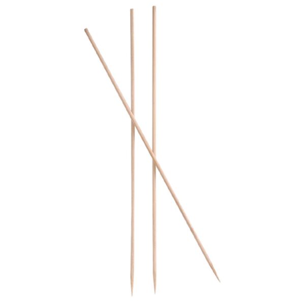 Bamboo Skewers Pointed - 180mm - Pack 100