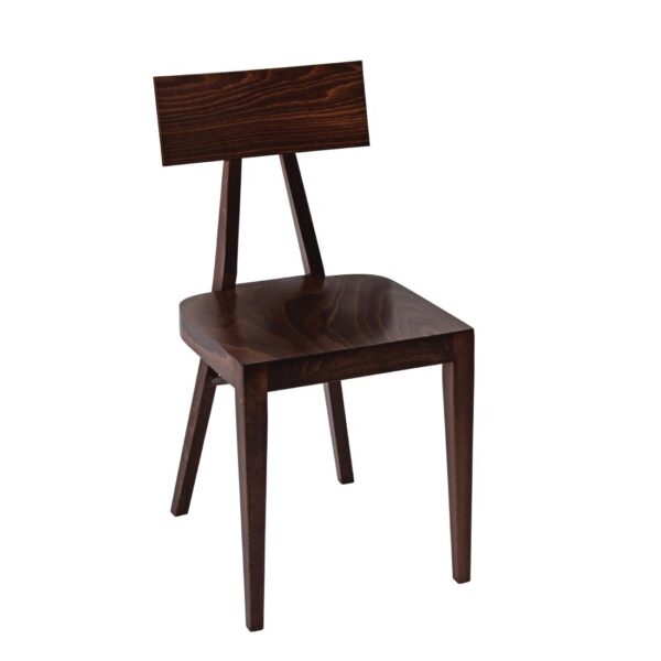 Fameg Angular Sidechair Walnut (Pack of 2