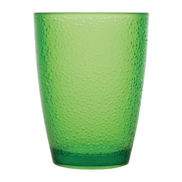 Kristallon Polycarbonate Tumbler Pebbled Green 275ml