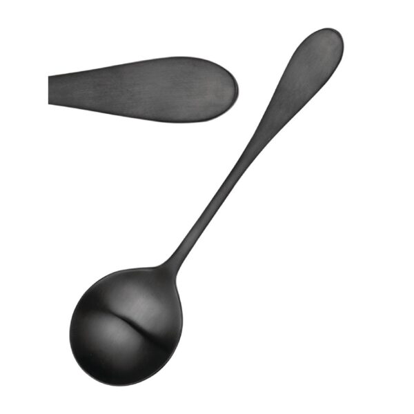 Tablekraft Soho Ink Soup Spoon