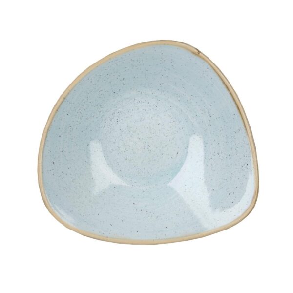 Churchill Stonecast Triangle Bowl Duck Egg Blue 200mm