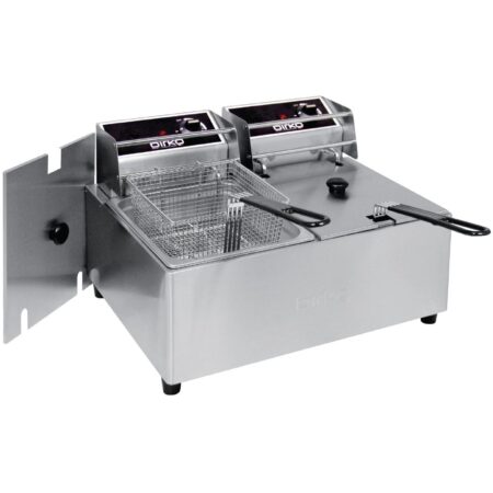 Birko Double Pan Bench Top Fryer 2 x 5Ltr 1001002