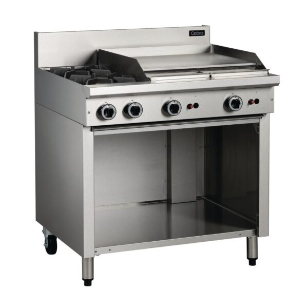 Cobra by Moffat 2 Burner Natural Gas Cooktop with Griddle Plate C9B
