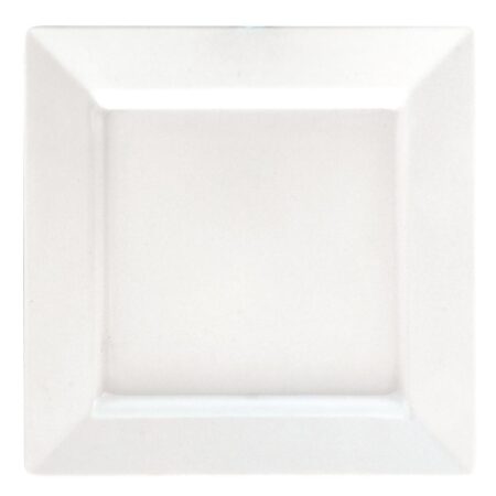 Kristallon White Square Platters 400mm