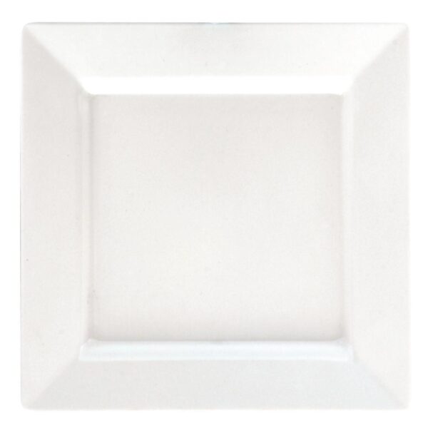 Kristallon White Square Platters 400mm