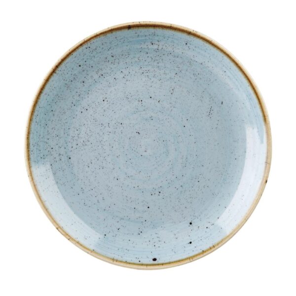 Churchill Stonecast Duck Egg Blue Round Coupe Plate 324mm