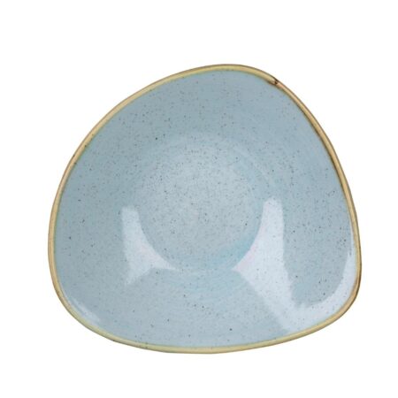 Churchill Stonecast Duck Egg Blue Triangular Bowl 153mm