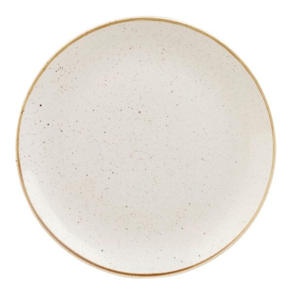 Churchill Stonecast Barley White Round Coupe Plate 324mm