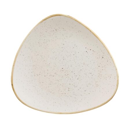 Churchill Stonecast Barley White Triangular Plate 192mm