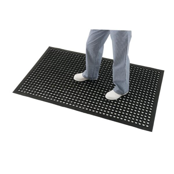 Rubber Anti-Fatigue Mat Black