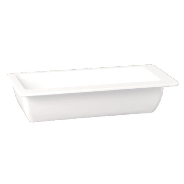 APS Apart Melamine Rectangular White Tray 300 x 150mm