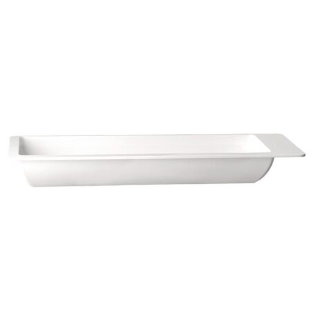 APS Apart Melamine Rectangular White Tray 530 x 165mm