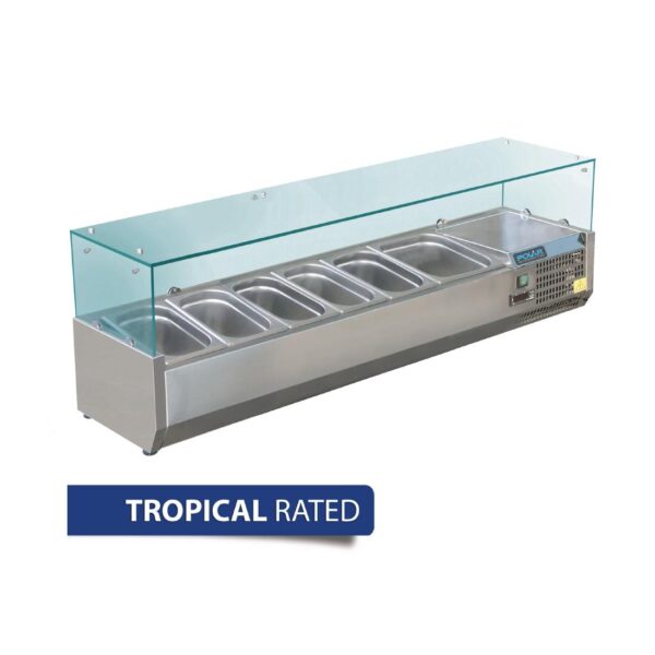Polar Refrigerated Servery Topper 1500mm