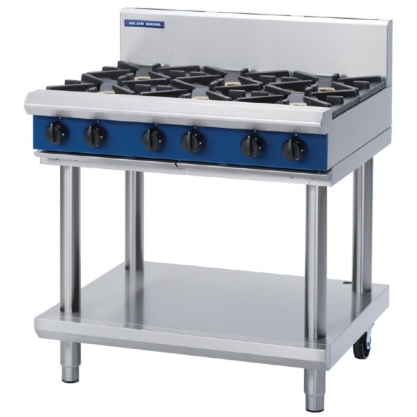 Blue Seal by Moffat 6 Open Burners Natural Gas Cooktop Hob G516D-LS