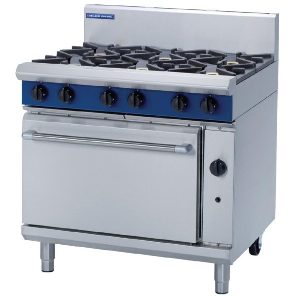 Blue Seal by Moffat 6 Burner Natural Gas Oven Range G506D