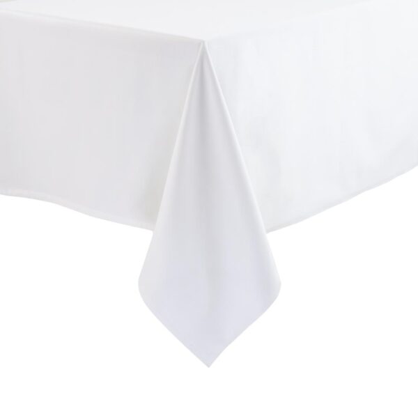 Square Polycotton Tablecloth White 70in