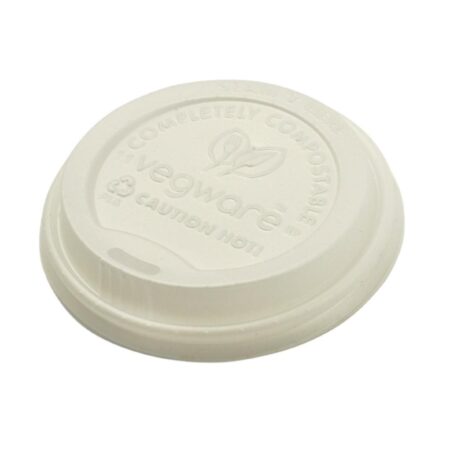 Vegware Compostable Hot Cup Lids 350ml and 455ml