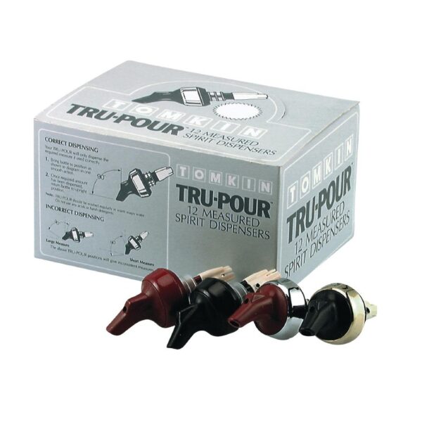 Tru-Pour Black Spirit Dispenser 15ml