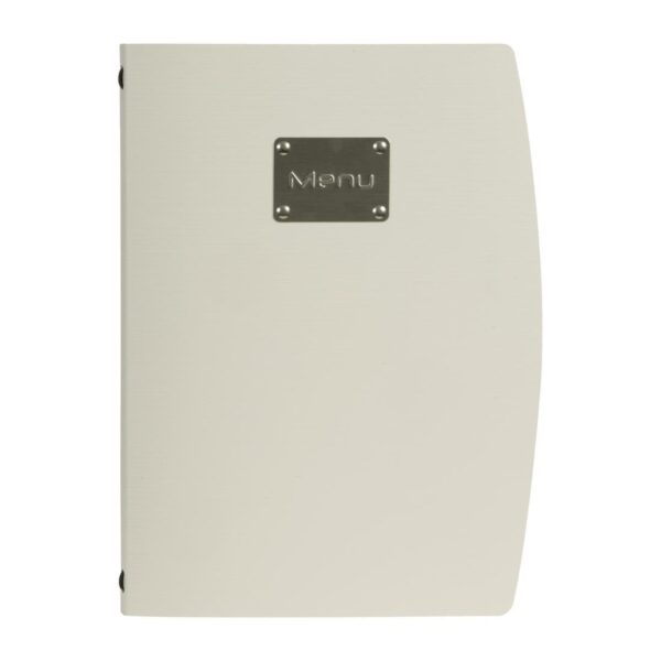 Securit Rio Menu Holder Silver A4