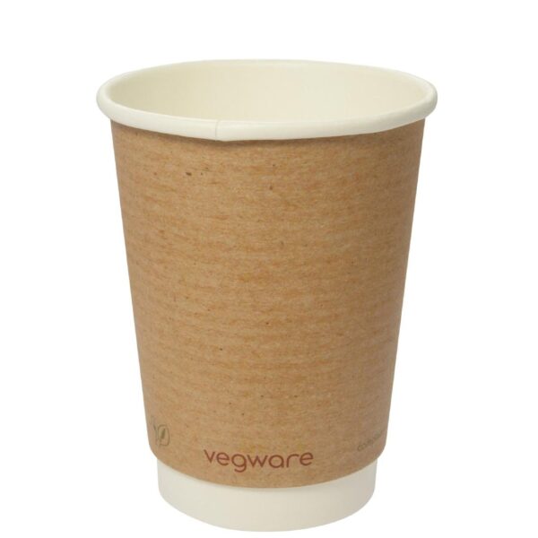 Vegware Compostable Double Wall Hot Cup 350ml
