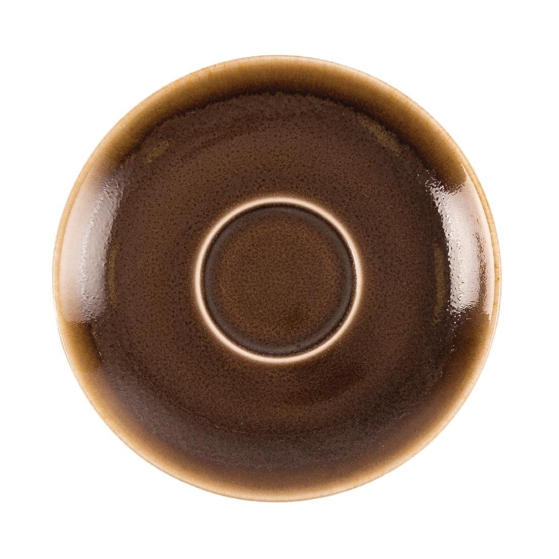 Olympia Kiln Cappuccino Saucer Bark 140mm