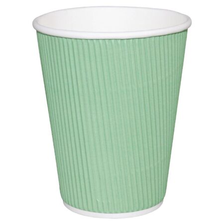 Fiesta Takeaway Coffee Cups Ripple Wall Turquoise 225ml x25