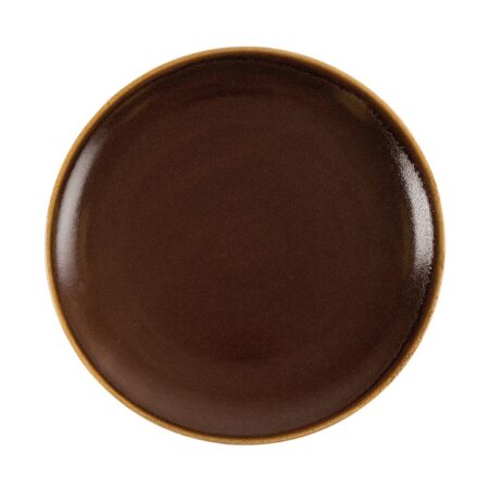 Olympia Kiln Round Plate Bark 280mm