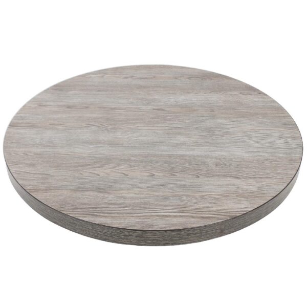 Bolero Round Table Top Vintage Wood 600mm