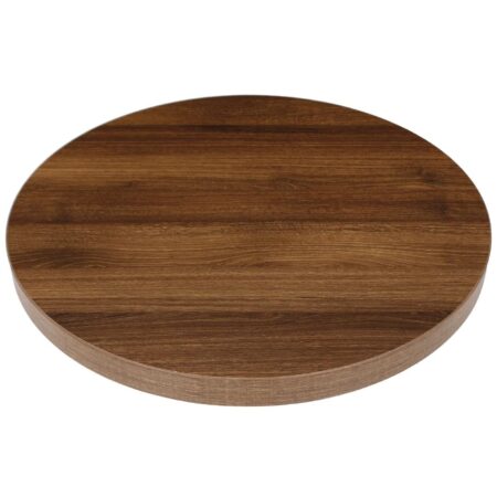 Bolero Round Table Top Rustic Oak 600mm