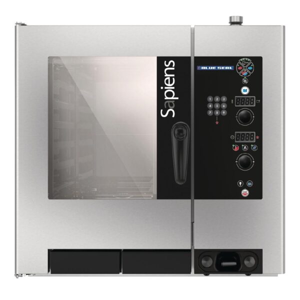Blue Seal by Moffat Sapiens 7X 1/1 GN Tray Combi Oven with Fully Automatic Cleaning System Natural Gas G7SDW
