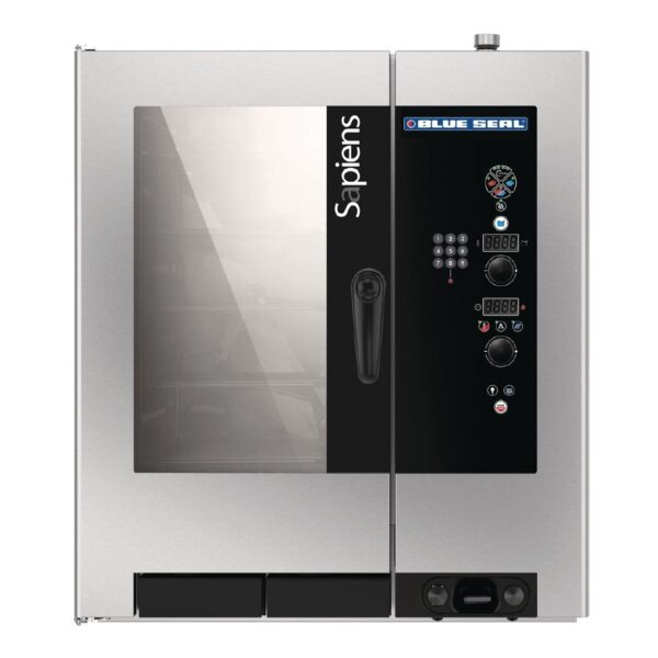 Blue Seal by Moffat Sapiens 10X 1/1 GN Tray Combi Oven with Fully Automatic Cleaning System Natural Gas G10SDW