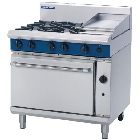 Blue Seal by Moffat 900mm Oven Range with 4 Burners and Griddle Natural Gas G506C