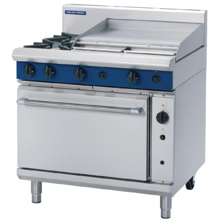 Blue Seal by Moffat 900mm Convection Oven Range with 2 Burners and Griddle Natural Gas G56B