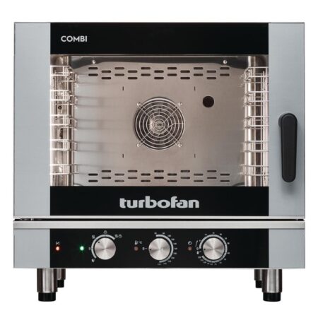 Turbofan Full Size 5 Tray Manual Electric Combi Oven EC40M5