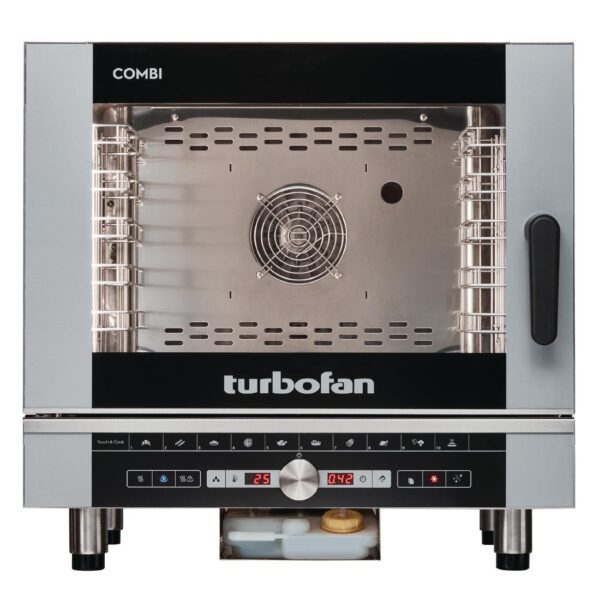 Turbofan Full Size 5 Tray Digital Electric Combi Oven EC40D5