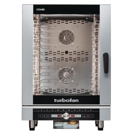 Turbofan Full Size 10 Tray Digital Electric Combi Oven EC40D10