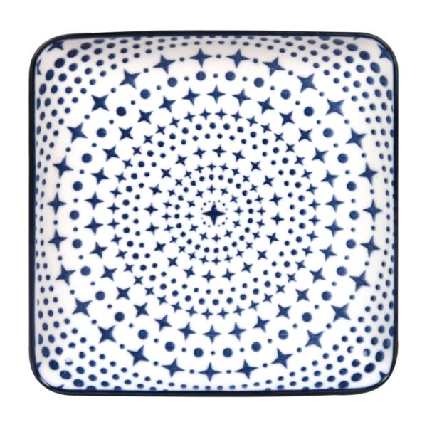 Gusta Out Of The Blue Stars Square Plate 125 x 125mm