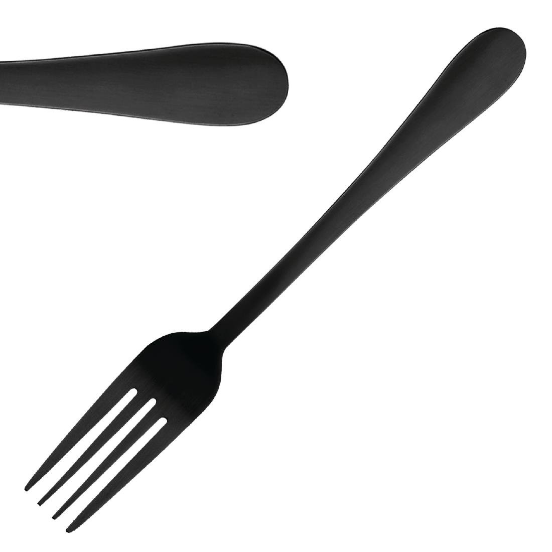 Olympia Etna Black Dessert Fork