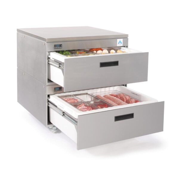 Adande Refrigeration Unit With Rear Engine Double Drawer